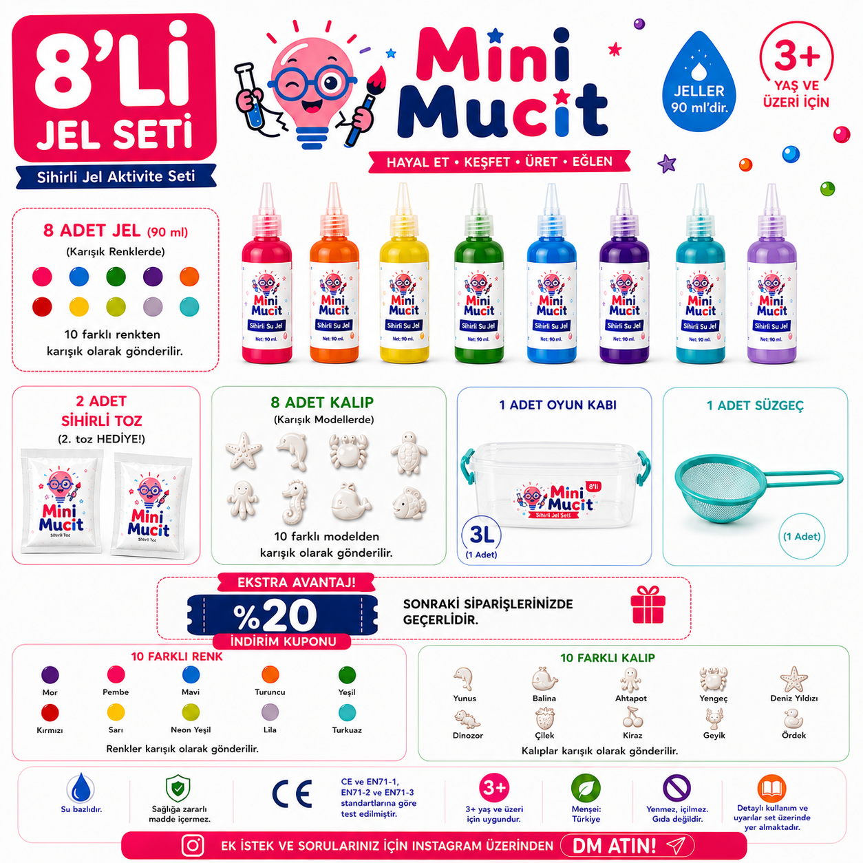 MiniMucit Sihirli Jel Seti