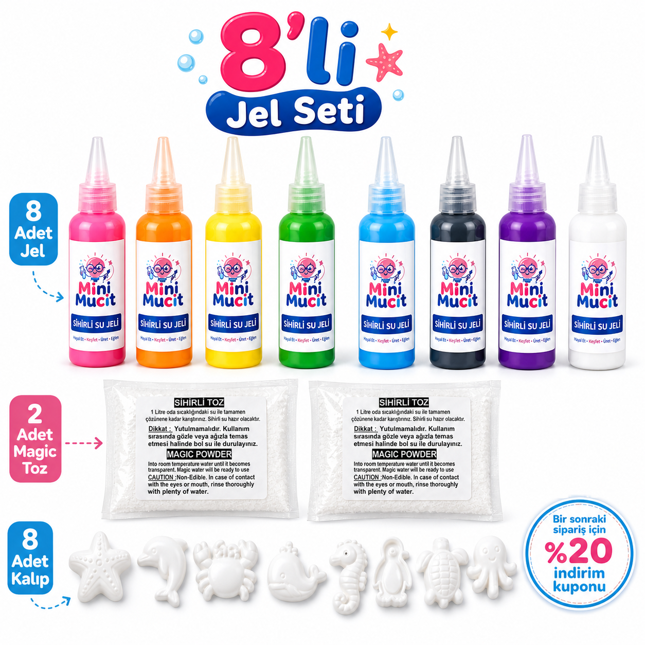 MiniMucit Sihirli Jel Seti